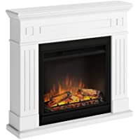 Chimenea eléctrica TAGU Larsen con Fuego Eléctrico Powerflame de 23 pulgadas- 1500W- 7 Días Programables- Termostato…